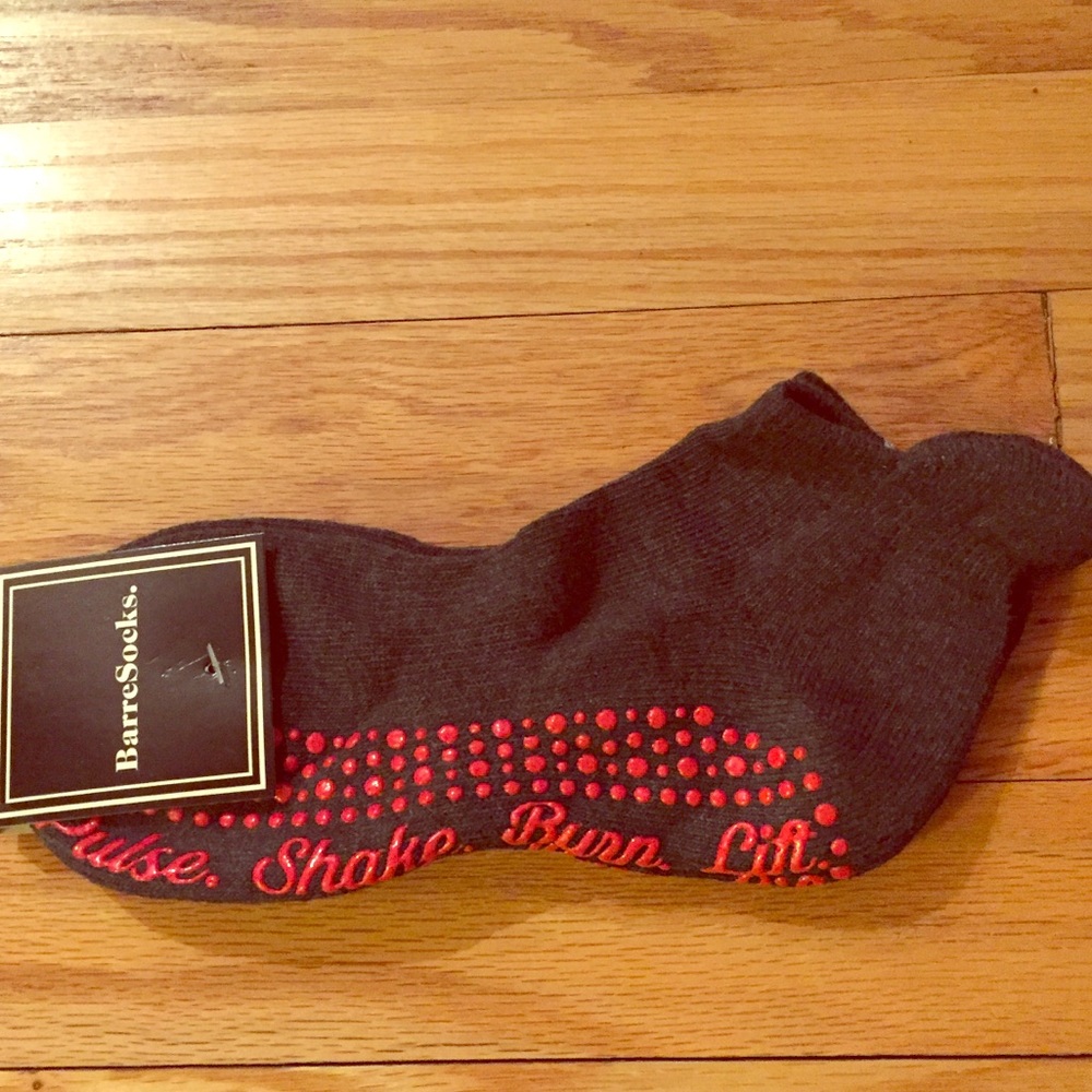 NWT Barre Socks- pulse. shake. burn. lift.